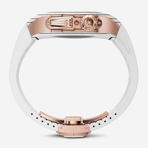 Golden Concept Apple Watch 7/8 - 45 MM Snow White Carbon